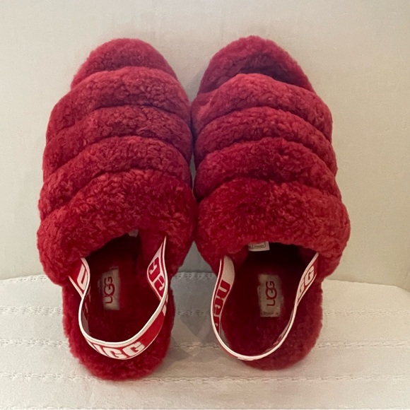 UGG Shoes - UGG Red slippers size 7